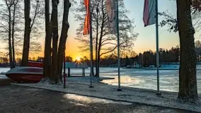 Wschód słońca w Strandzie nad jeziorem Kisajno - zdjęcie 12