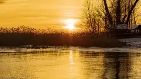 Wschód słońca nad jeziorem Niegocin w Wilkasach - zdjęcie 30
