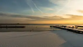 Wschód słońca nad jeziorem Niegocin w Wilkasach - zdjęcie 46