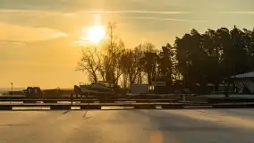 Wschód słońca nad jeziorem Niegocin w Wilkasach - zdjęcie 79