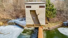 Jaz walcowy na kanale mazurskim, śluza Guja Piaski - zdjęcie 16