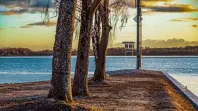 Zachód słońca nad jeziorem Tałty i kanałem Tałckim - zdjęcie 18