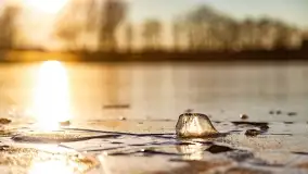 Zachód słońca nad jeziorem Harsz w Harszu - zdjęcie 8