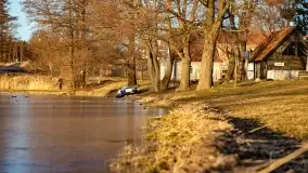 Zachód słońca nad jeziorem Harsz w Harszu - zdjęcie 23