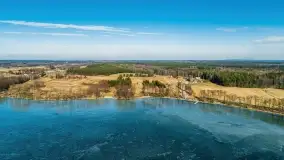 Jezioro Dargin rozstaje się z lodem, przedwiośnie 2022 r. - zdjęcie 14