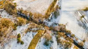 Mazurska zima z lotu ptaka, luty 2022 - zdjęcie 19