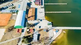 Wilkasy i okolice na zdjęciach z lotu mewy, marzec 2022 - zdjęcie 20