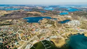 Wilkasy i okolice na zdjęciach z lotu mewy, marzec 2022 - zdjęcie 40