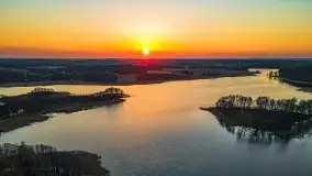 Zachód słońca nad jeziorem Kisajno, Zimny Kąt - zdjęcie 8