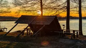 Zachód słońca nad jeziorem Kisajno, Zimny Kąt - zdjęcie 25