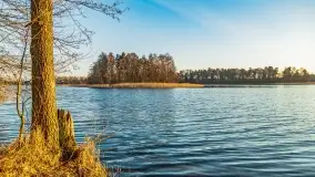 Wschód słońca przy wyspie Wydmińskiej, kwiecień 2022 r. - zdjęcie 18