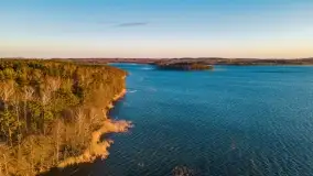 Zachód słońca nad jeziorem Dejguny, marzec 2022 r. - zdjęcie 20