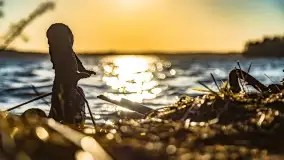 Zachód słońca nad jeziorem Dejguny, marzec 2022 r. - zdjęcie 16