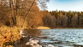 Zachód słońca nad jeziorem Dejguny, marzec 2022 r. - zdjęcie 45