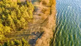 Zachód słońca nad jeziorem Dargin, marzec 2022 r. - zdjęcie 7