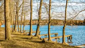 Zachód słońca nad jeziorem Bocznym, Leśna Keja - zdjęcie 38