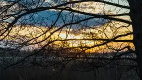 Zachód słońca nad jeziorem Stręgiel - zdjęcie 24