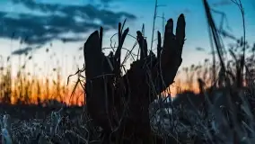 Zachód słońca nad jeziorem Stręgiel - zdjęcie 38