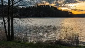 Zachód słońca nad jeziorem Jagodne - zdjęcie 5