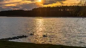 Zachód słońca nad jeziorem Jagodne - zdjęcie 4