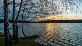 Zachód słońca nad jeziorem Jagodne - zdjęcie 15