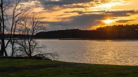 Zachód słońca nad jeziorem Jagodne - zdjęcie 24