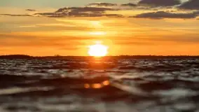 Zachód słońca nad jeziorem Dobskim, kwiecień 2022 - zdjęcie 6