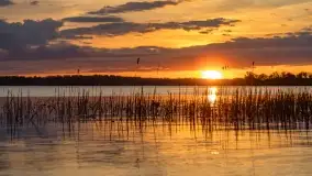 Zachód słońca nad jeziorem Niegocin, maj 2022 r. - zdjęcie 37