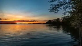 Zachód słońca nad jeziorem Niegocin, maj 2022 r. - zdjęcie 45