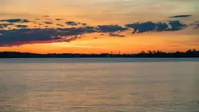 Zachód słońca nad jeziorem Niegocin, maj 2022 r. - zdjęcie 39