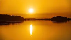 Wschód słońca nad jeziorem Mamry, Stanica Wodna Kietlice, czerwiec 2022 - zdjęcie 53