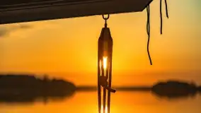 Wschód słońca nad jeziorem Mamry, Stanica Wodna Kietlice, czerwiec 2022 - zdjęcie 75