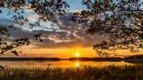 Zachód słońca nad jeziorem Kirsajty, koniec maja 2022 - zdjęcie 5