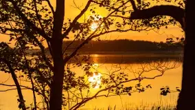 Zachód słońca nad jeziorem Kirsajty, koniec maja 2022 - zdjęcie 38