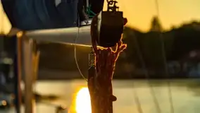 Zachód słońca w porcie AZS Wilkasy - zdjęcie 31