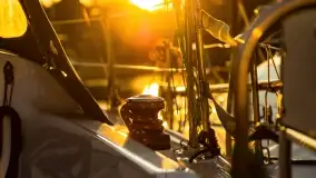 Zachód słońca w porcie AZS Wilkasy - zdjęcie 9