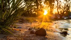 Zachód słońca w porcie AZS Wilkasy - zdjęcie 32