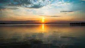 Zachód słońca nad jeziorem Dobskim w Fuledzie, czerwiec 2022 - zdjęcie 21