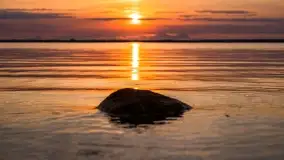 Zachód słońca nad jeziorem Dobskim w Fuledzie, czerwiec 2022 - zdjęcie 34