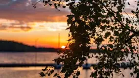 Czerwcowy zachód słońca nad jeziorem Kisajno - zdjęcie 3