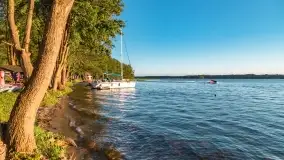 Zachód słońca nad jeziorem Przystań, czerwiec 2022 - zdjęcie 5