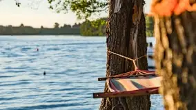 Zachód słońca nad jeziorem Przystań, czerwiec 2022 - zdjęcie 28