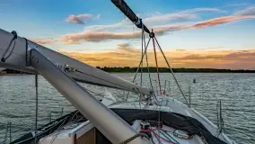 Zachód słońca podczas naszego rejsu, lipiec 2022 - zdjęcie 20