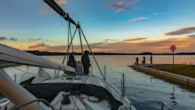 Zachód słońca podczas naszego rejsu, lipiec 2022 - zdjęcie 27