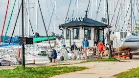 Poranek w Bocianim Gnieździe i te... mgły nad jeziorem Ryńskim - zdjęcie 51