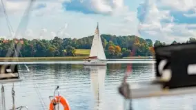 Poranek w Bocianim Gnieździe i te... mgły nad jeziorem Ryńskim - zdjęcie 42