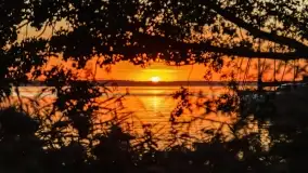 Sierpniowy zachód słońca nad jeziorem Dargin - zdjęcie 6