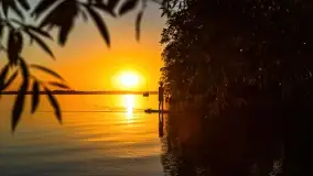 Sierpniowy zachód słońca nad jeziorem Dargin - zdjęcie 18