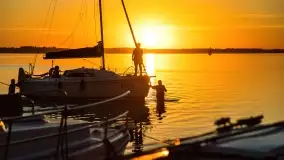 Sierpniowy zachód słońca nad jeziorem Dargin - zdjęcie 29