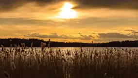 Mazurski zachód słońca, luty 2020 - zdjęcie 2